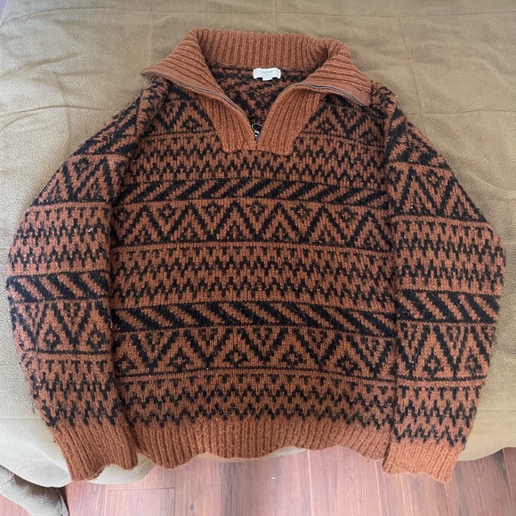Aerie knit sweater/ 1/4 zip - Picture 3 of 5